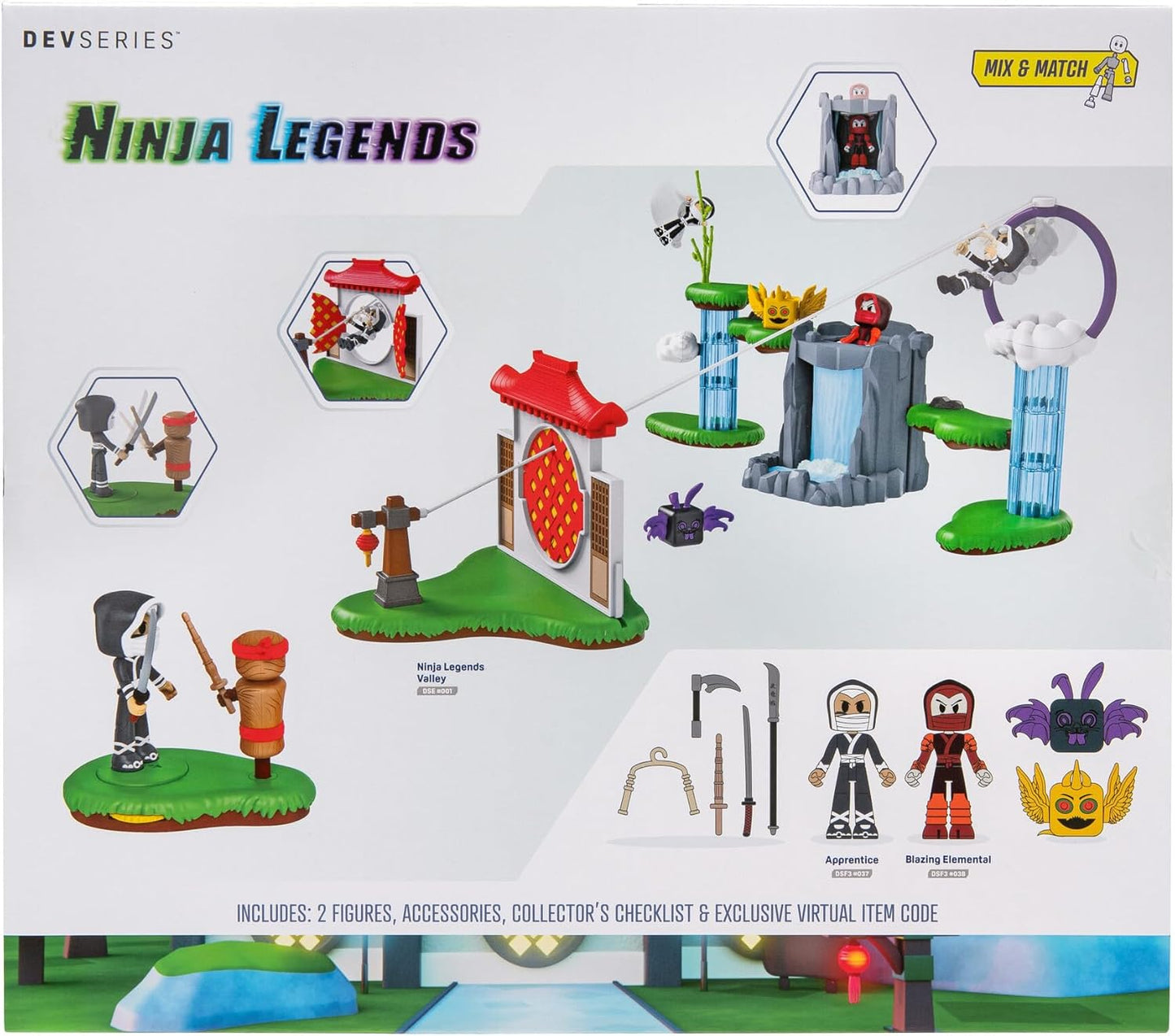 Jazwares Devseries Ninja Legends Valley Playset