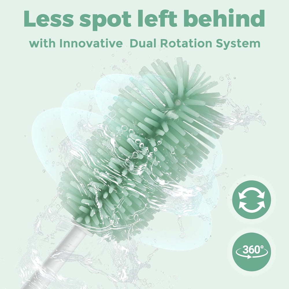 MomCozy 7-in-1 Portable Electric Bottle Brush