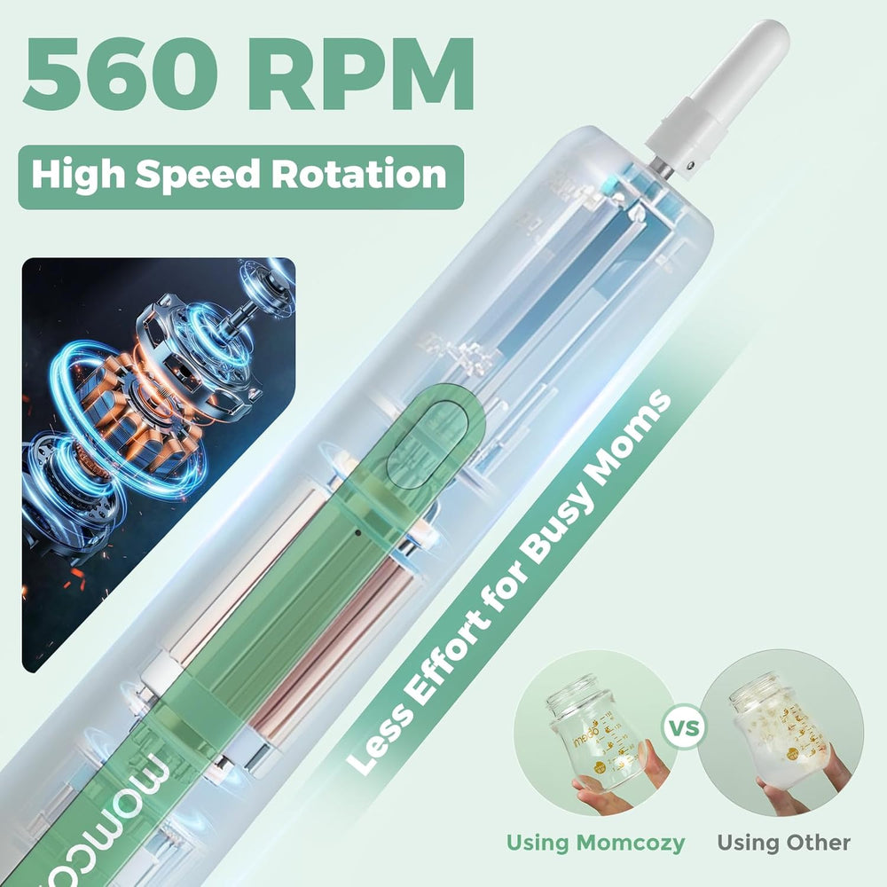 MomCozy 7-in-1 Portable Electric Bottle Brush