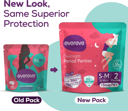 EverEve - Disposeable Period Panties Size S-M (Pack of 2)