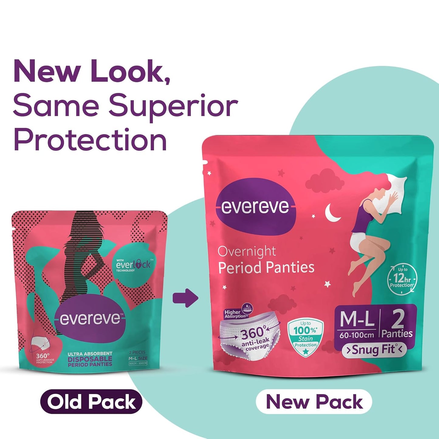EverEve - Disposeable Period Panties Size M-L (Pack of 2)