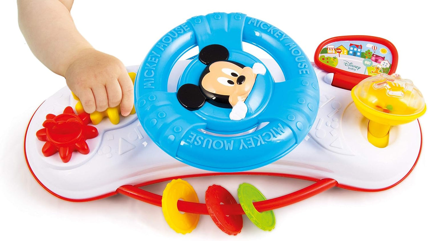 Clementoni - Baby Mickey Stroller Steering Wheel