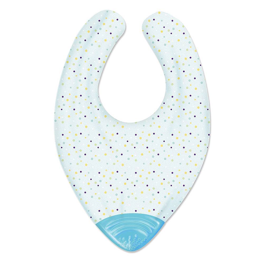 Chicco - Gummy Bib Teether - Blue