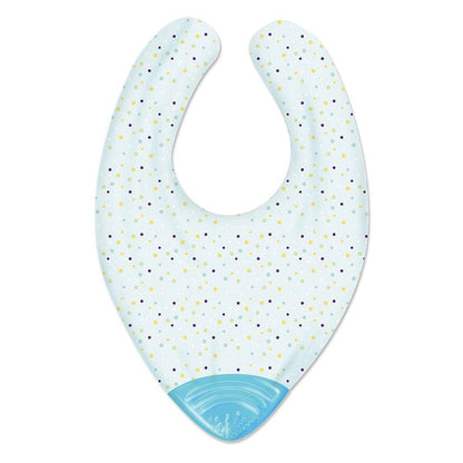 Chicco - Gummy Bib Teether - Blue