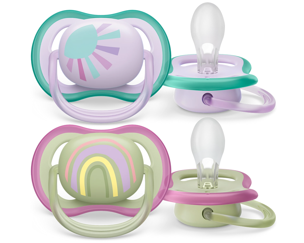 Philips Avent Ultra Air Soother – Girl – 0-6m – 2 Pcs