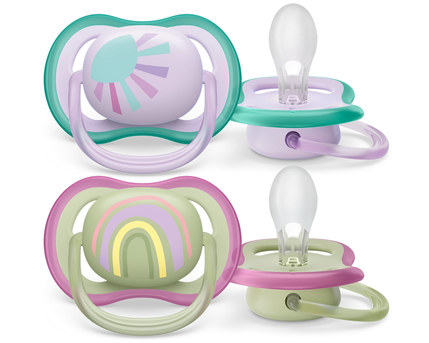 Philips Avent Ultra Air Soother – Girl – 0-6m – 2 Pcs