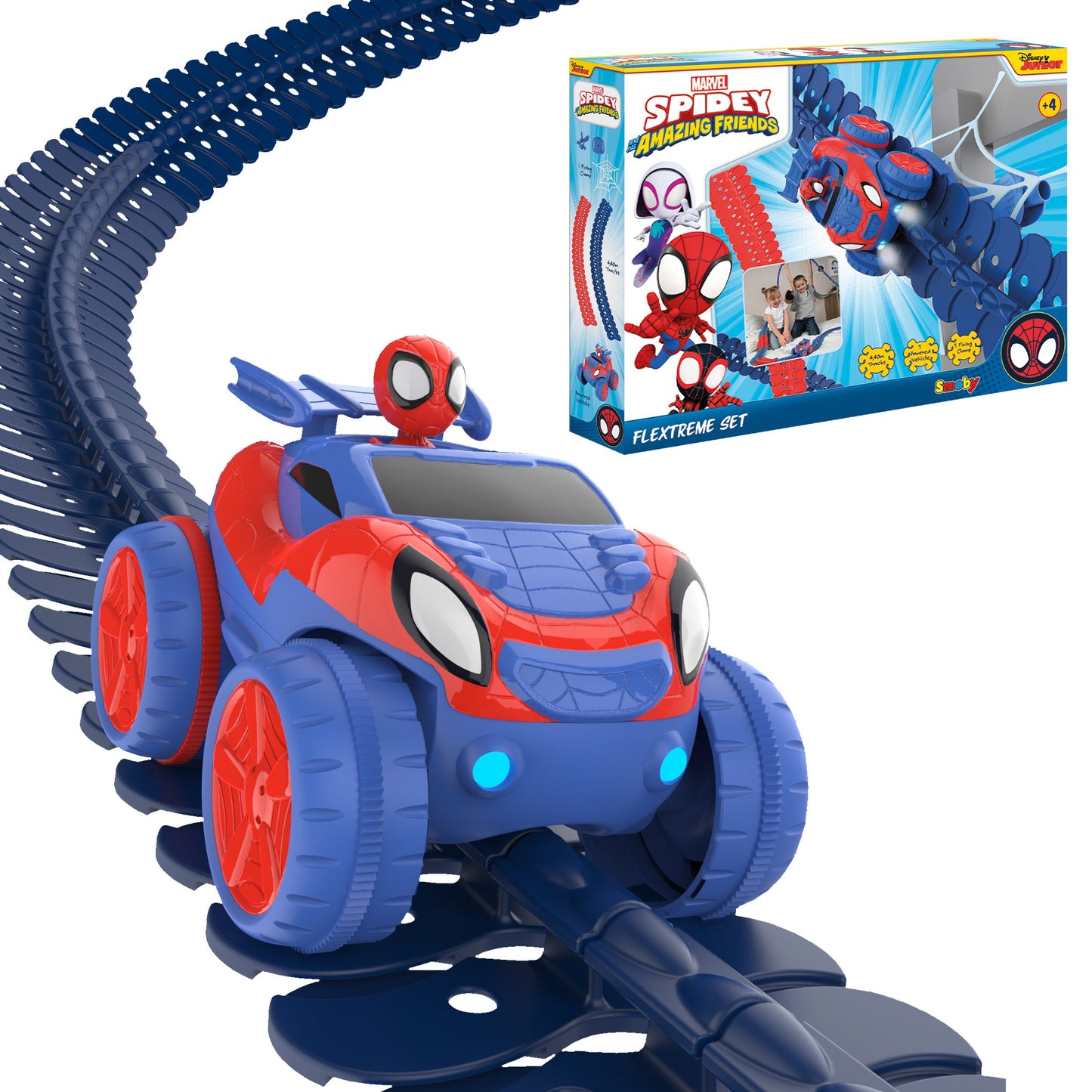 smoby - spidey flextreme discovery set