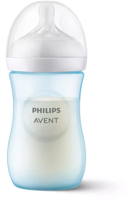 Philips Avent-Natural Response Baby Bottle 260 ml-Pastel Blue