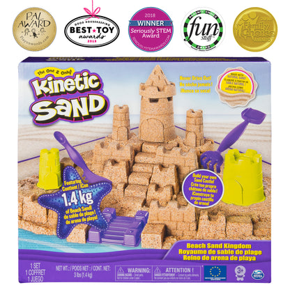Kinetic Sand Beach Sand Kingdom (3lbs)