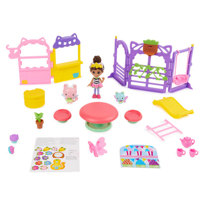 Gabby’s Dollhouse Kitty Fairy Garden Party Playset