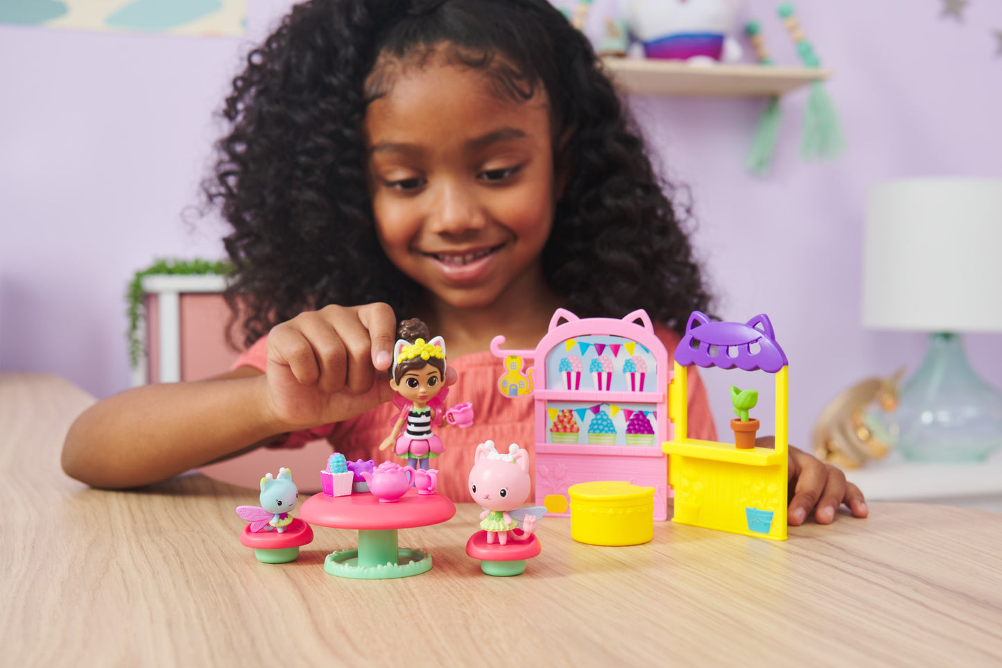Gabby’s Dollhouse Kitty Fairy Garden Party Playset