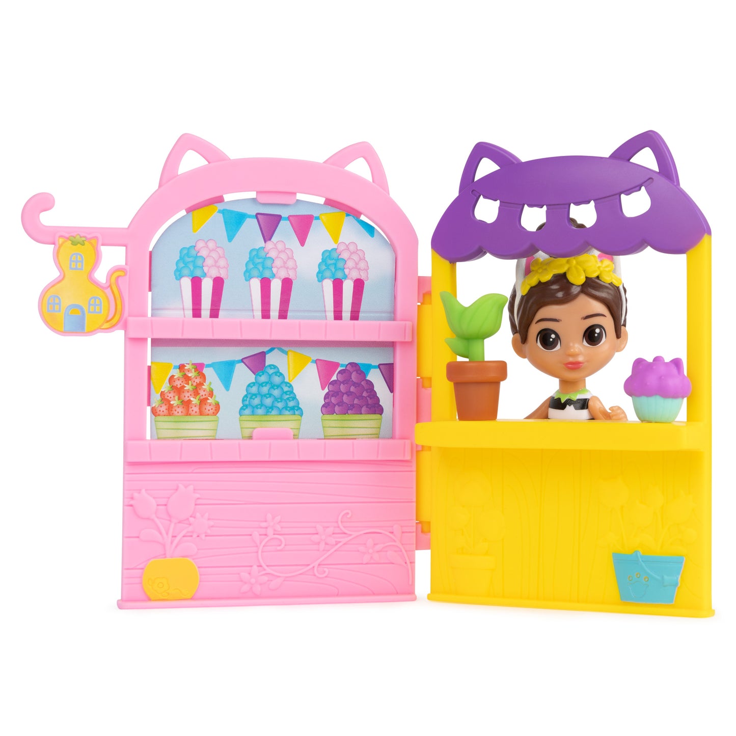 Gabby’s Dollhouse Kitty Fairy Garden Party Playset