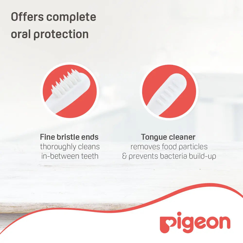 Pigeon Baby Training Toothbrush Lesson 2 - Orange