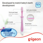 Pigeon Baby Training Toothbrush Lesson 3 - Pink