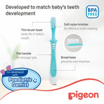 Pigeon Baby Training Toothbrush Lesson 3 - Green