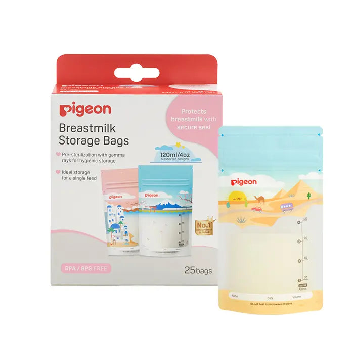 Pigeon - Breastmilk Storage Bags - 120ml - 25pcs
