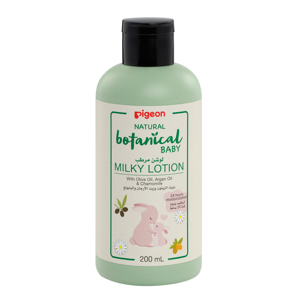 Pigeon Natural Botanical Baby Milky Lotion – 200ml