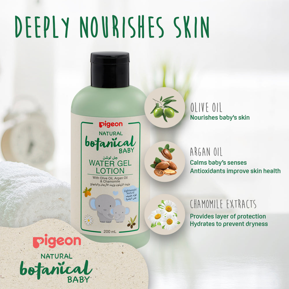 Pigeon Natural Botanical Baby Water Gel Lotion – 200ml