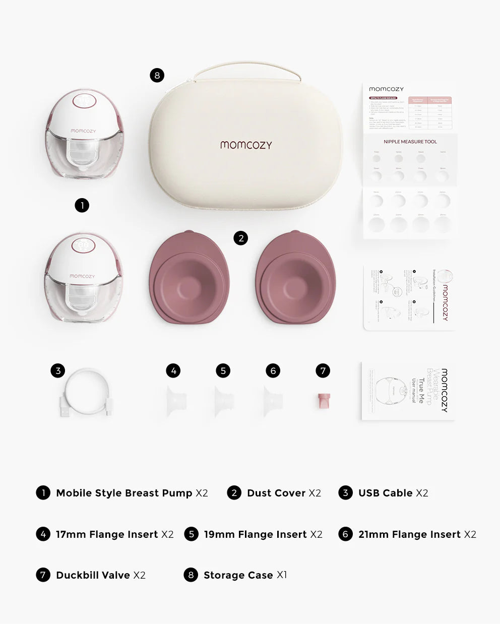 Momcozy - Mobile Style Hands-Free Double Breast Pump M6