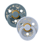 Bibs-Liberty 2 Pack Colour Latex Size 1-Capel/Dusty blue