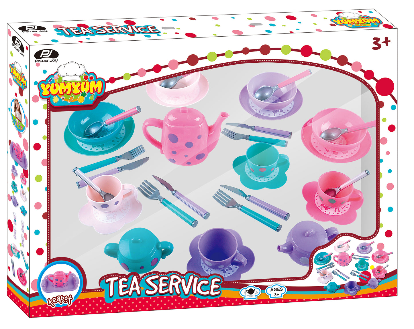 Yum Yum Tea Service Playset-Power Joy