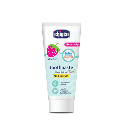 Chicco -Strawberry Toothpaste No Fluoride 50ml (1Y-6Y)