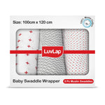 Luv Lap - Muslin Swaddle Set of 3 - Dots