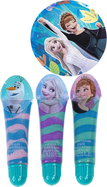 Townley Girl Disney Frozen - 3 Pk Swirl Lip Gloss With Mirror