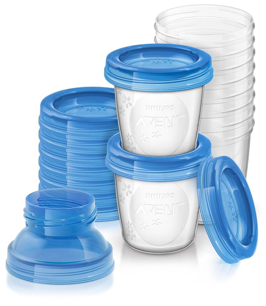 Philips Avent-Breastmilk 6-Ounce Storage Cups (Pack of 10)