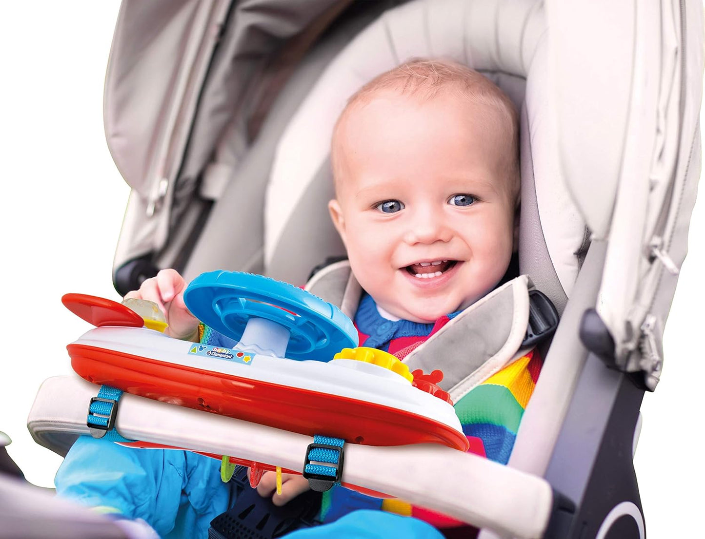 Clementoni - Baby Mickey Stroller Steering Wheel