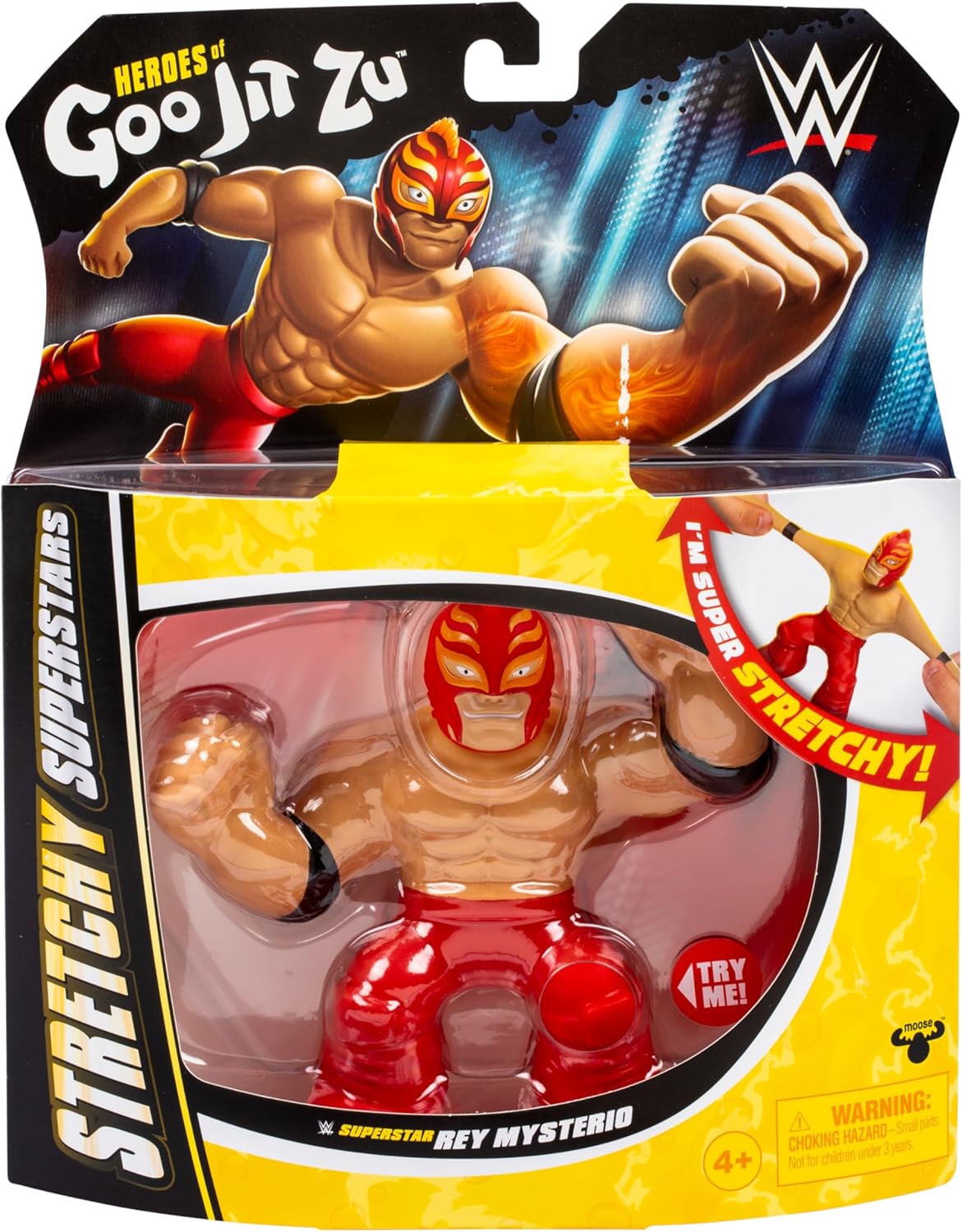 WWE Stretchy Superstar Rey Mysterio- Goo Jit Zu