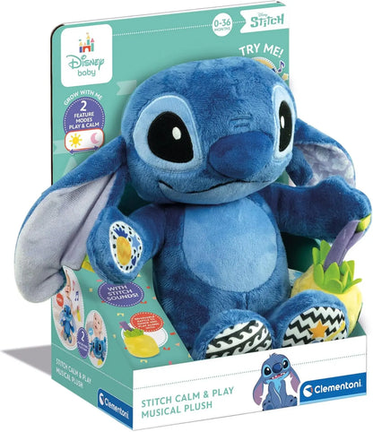 Disney Baby Stitch Calm & Play Musical Plush – Clementoni