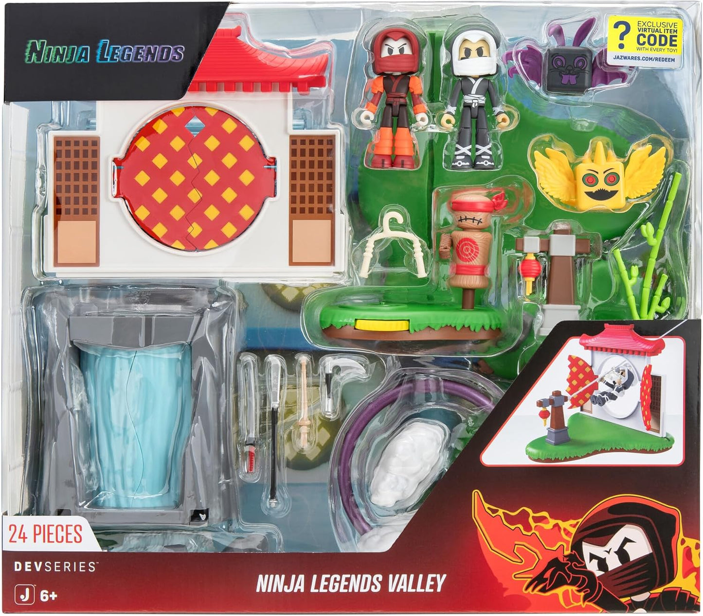Jazwares Devseries Ninja Legends Valley Playset