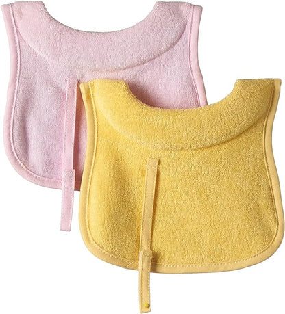 Chicco Bib Set 0m+ pink ,2 Pieces