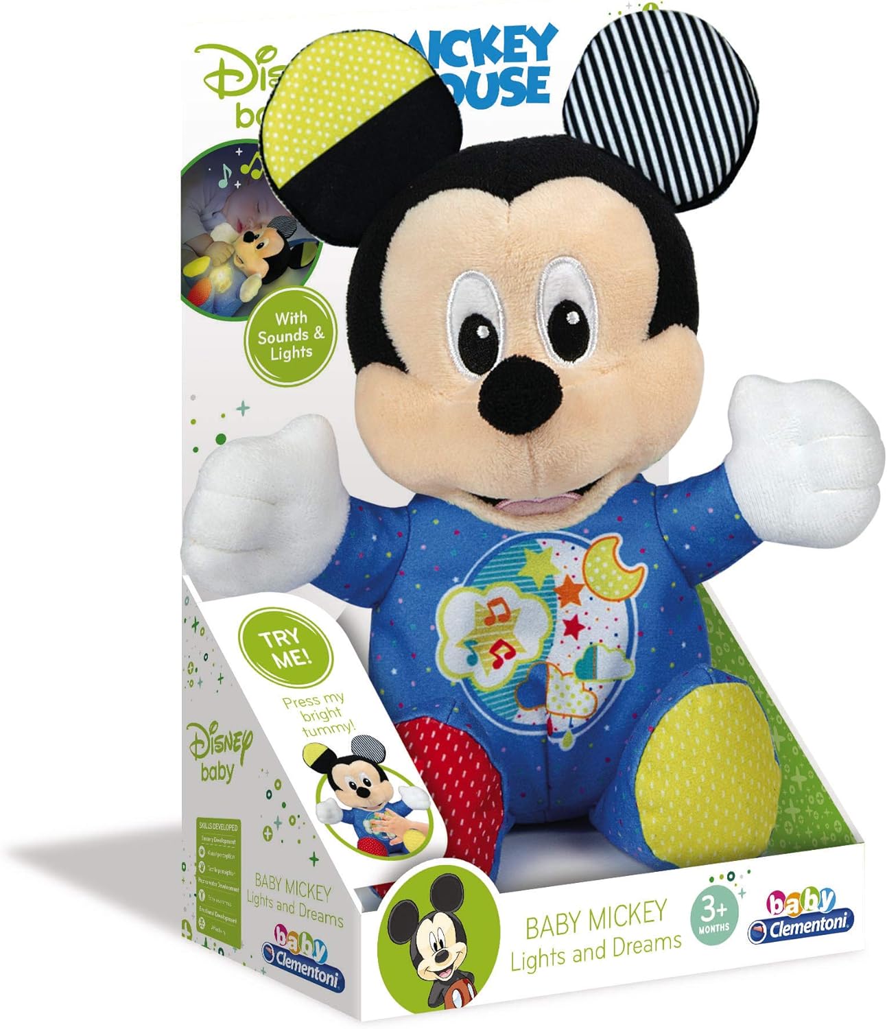 Clementoni-Disney Baby Mickey Interactive Plush