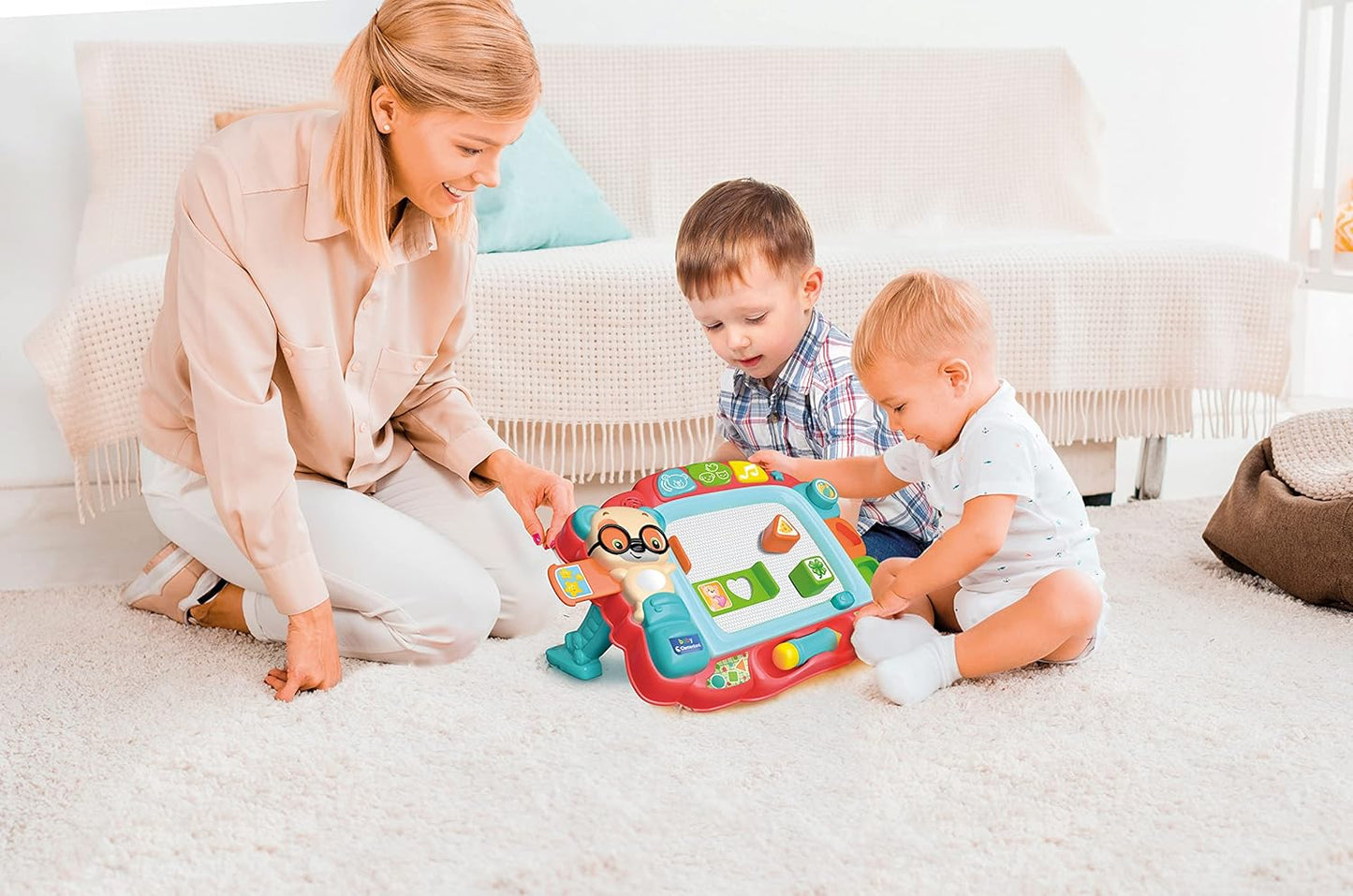 Clementoni -Interactive Battery Operated Baby Easel