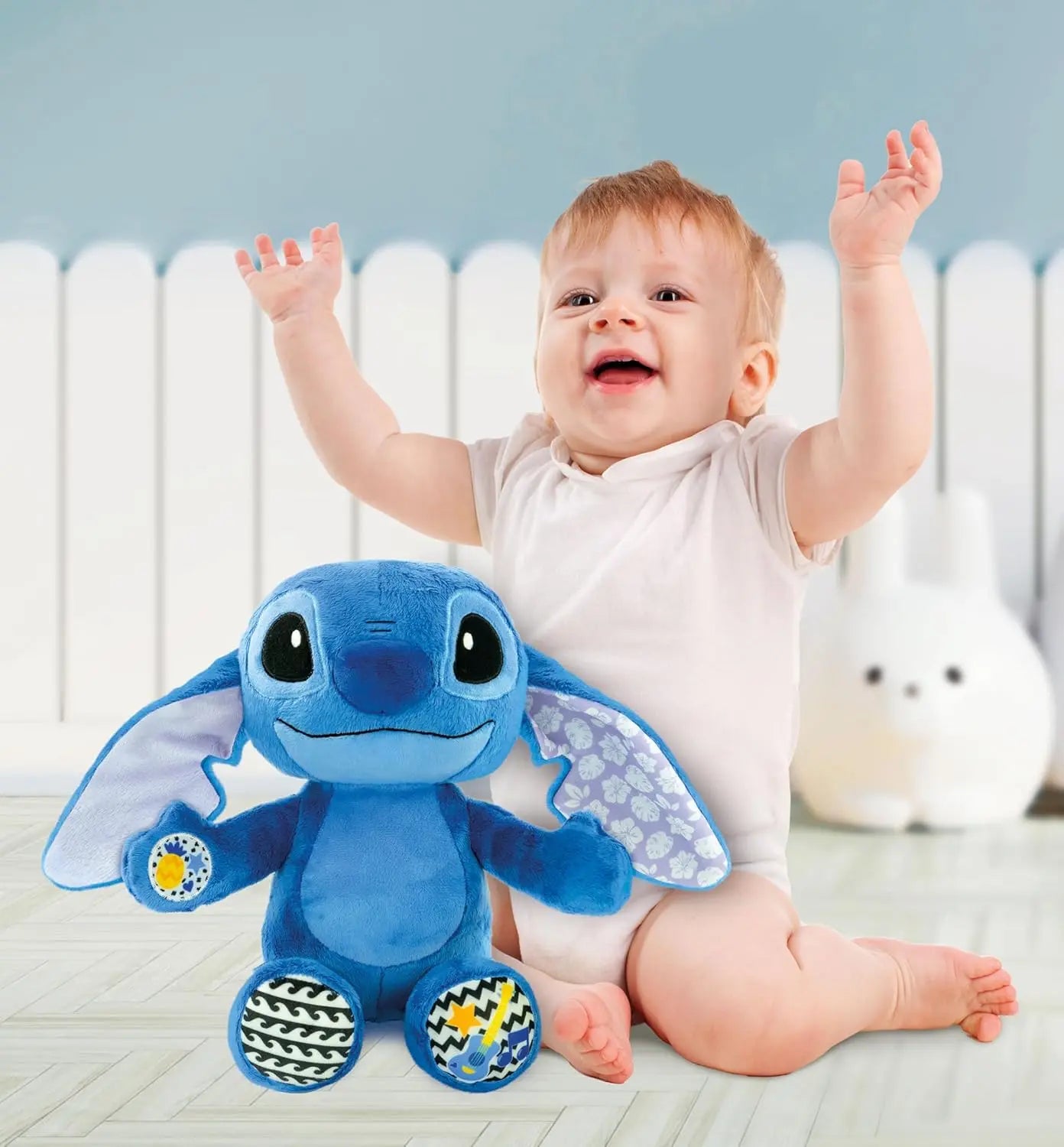 Disney Baby Stitch Calm & Play Musical Plush – Clementoni