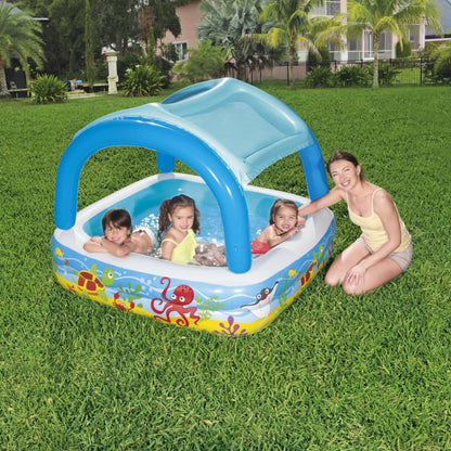 Bestway -Play Pool With Canopy 140X140X114 cm