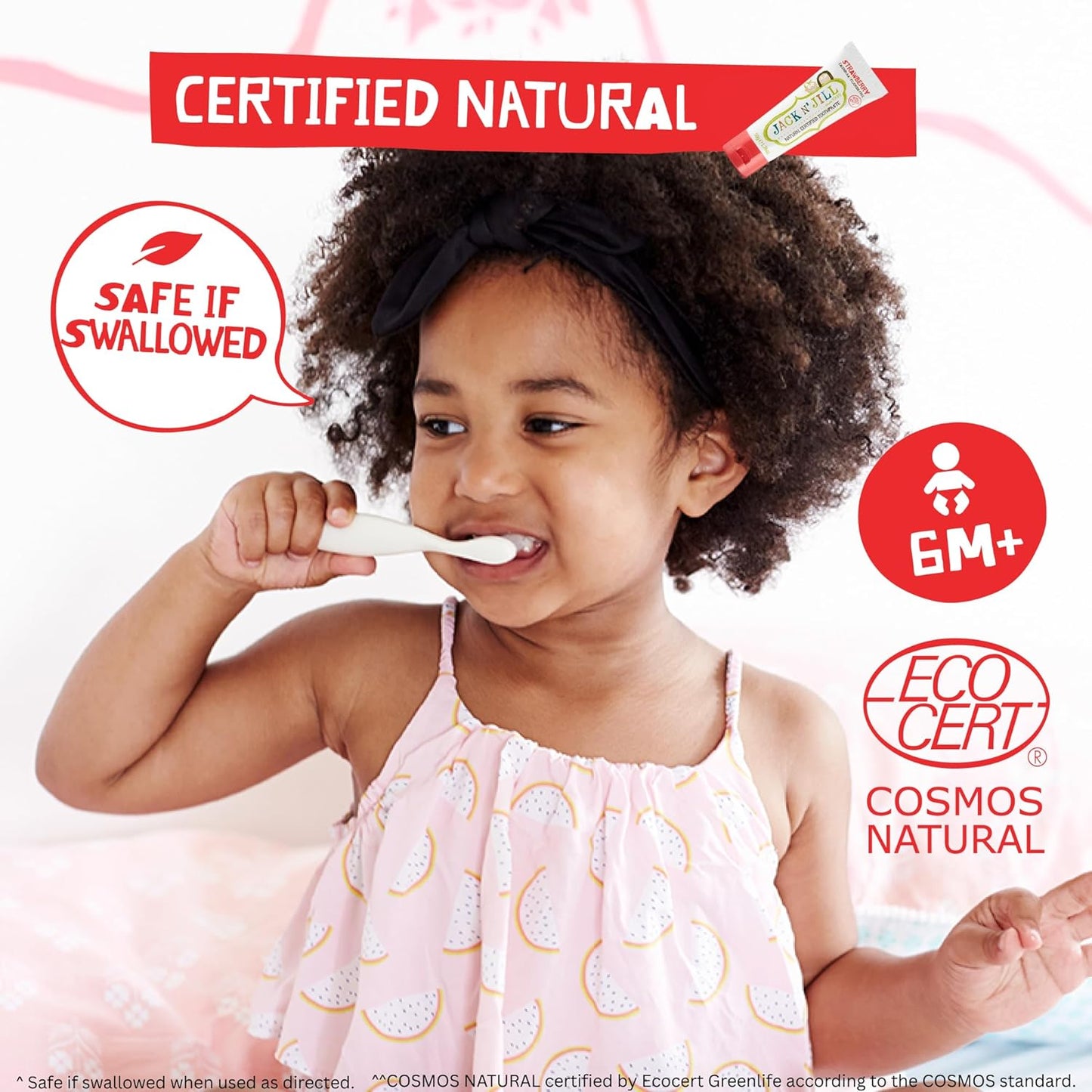 Jack N' Jill Natural Certified Toothpaste - Flavor Free 50g