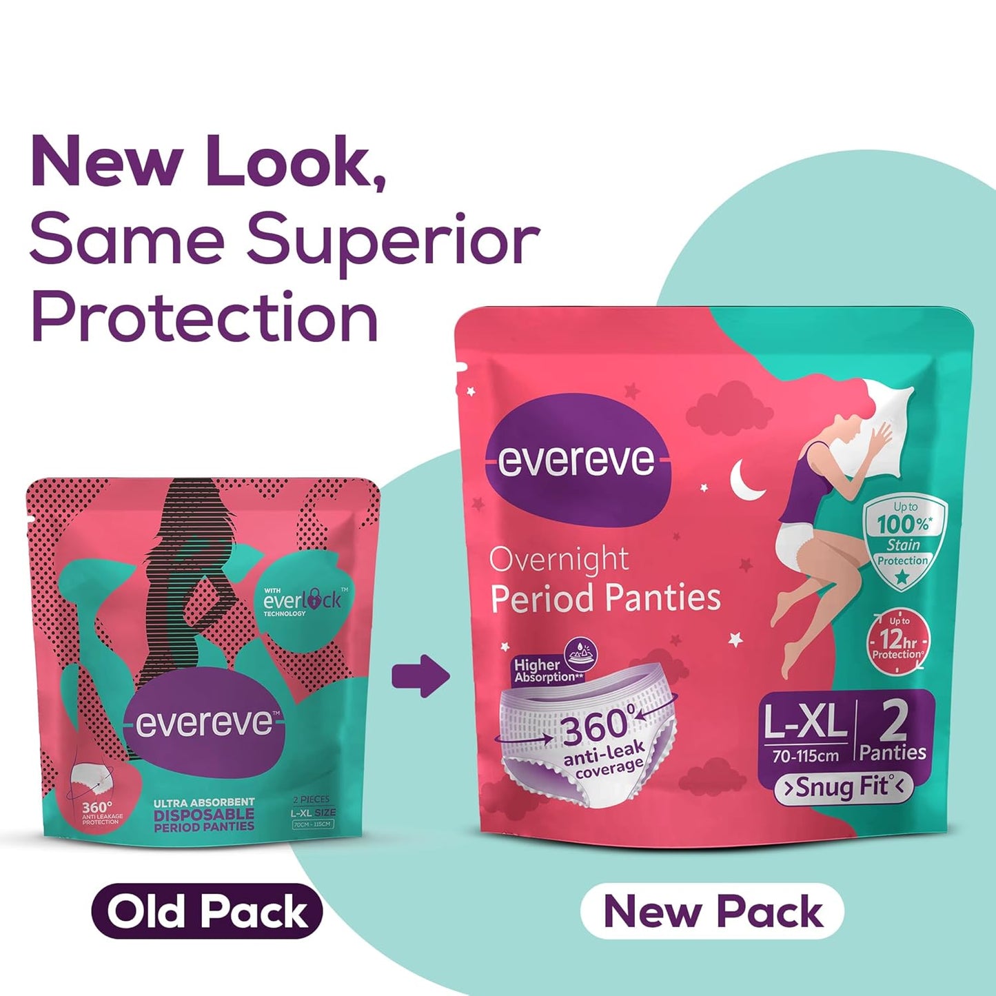 EverEve - Disposeable Period Panties Size L-XL (Pack of 2)
