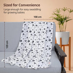 Luv Lap - Muslin Swaddle Set of 4 - Animals