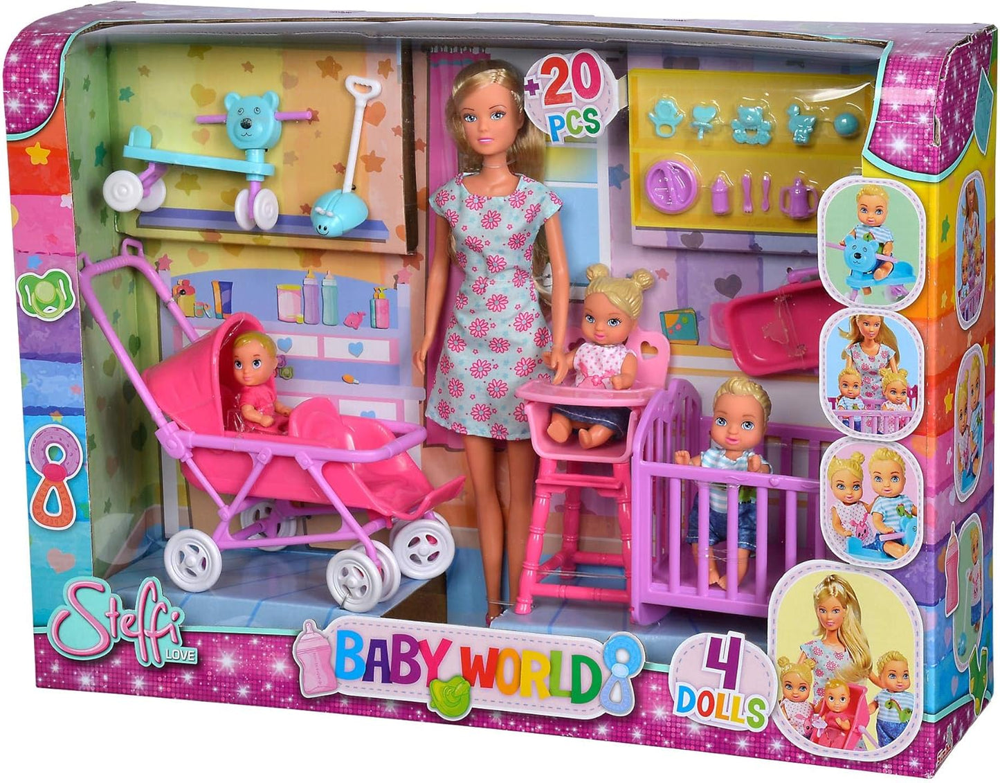 Simba Steffi Love Baby World Doll Pink