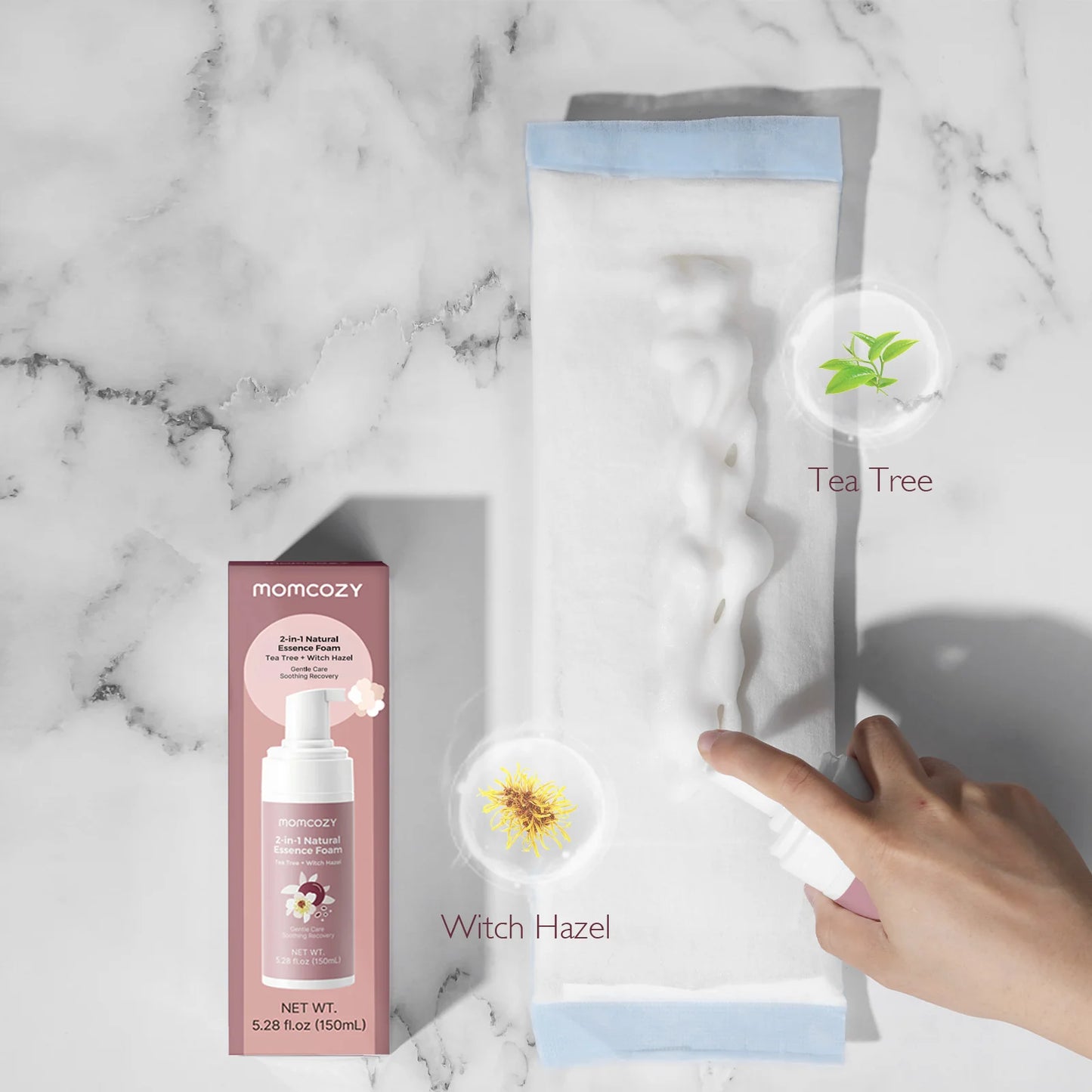 Momcozy 2-in-1 Natural Essence Foam (150ml)