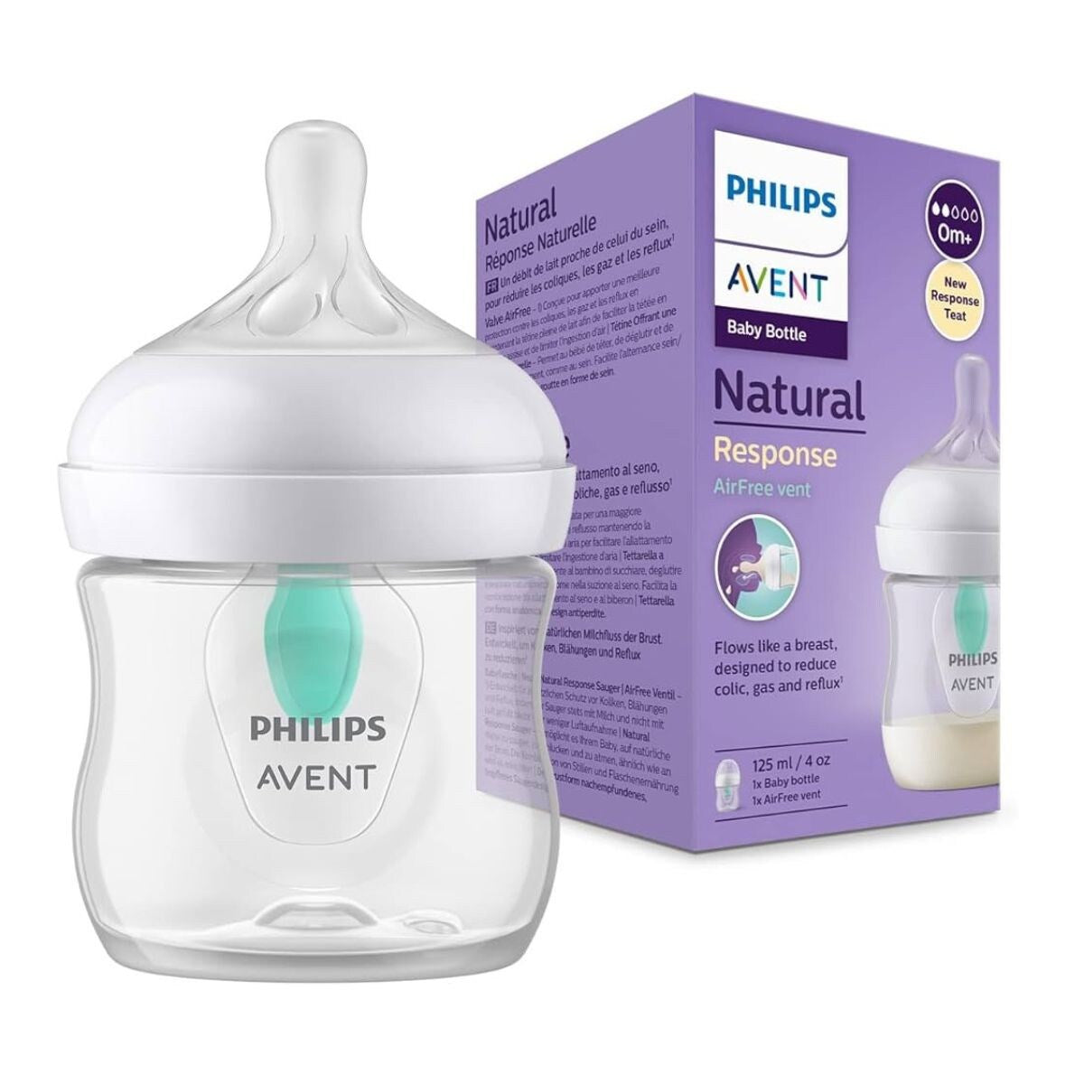 Philips Avent -Feeding Bottle With Airfree Vent -125 ml