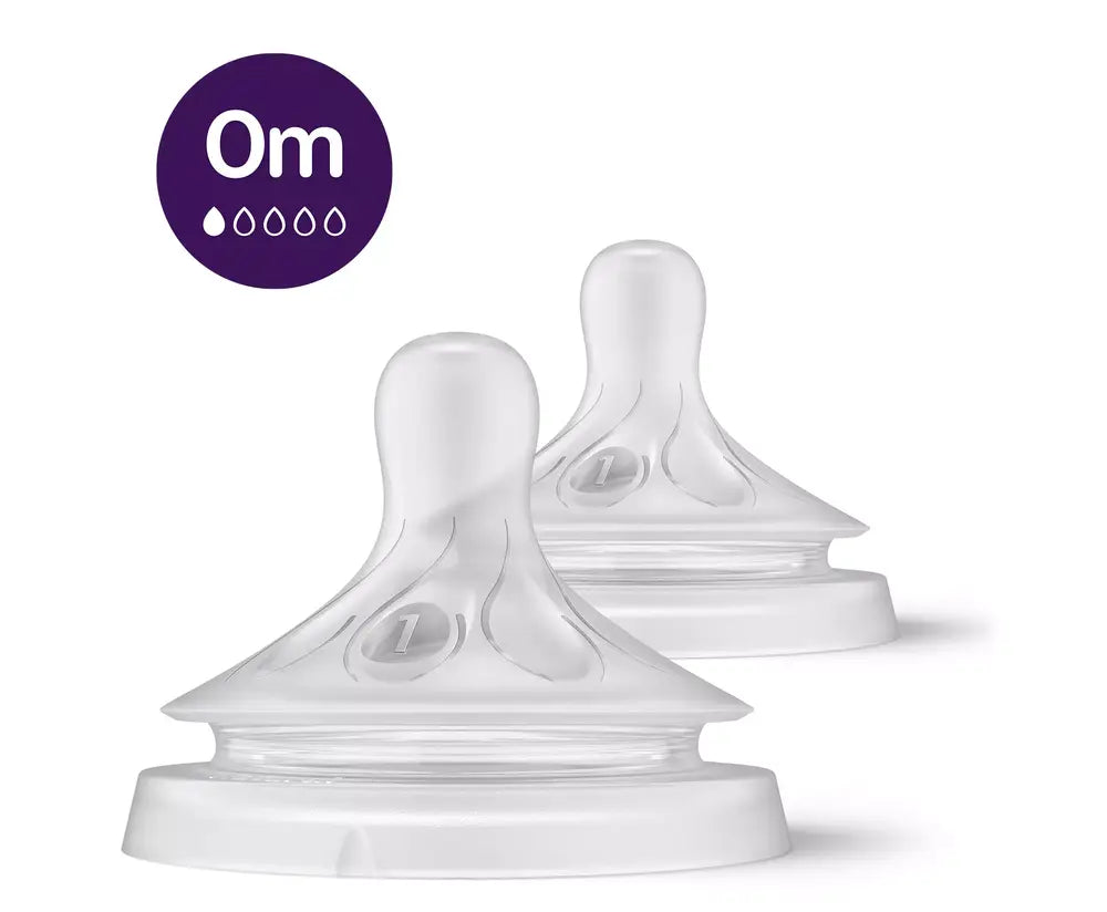 Philips Avent Natural Response Nipples – Flow 1, 2 Pack