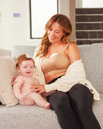 Momcozy - M5 Double Electric Wearable Breast Pump-Maroon