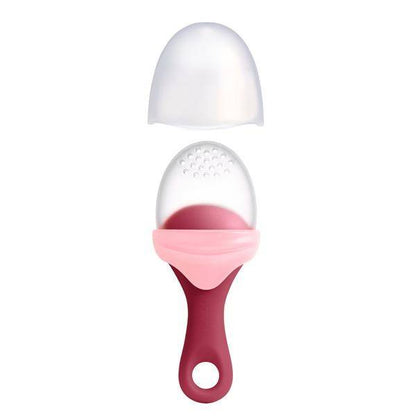 Boon PULP Silicone Feeder - Pink/Wine