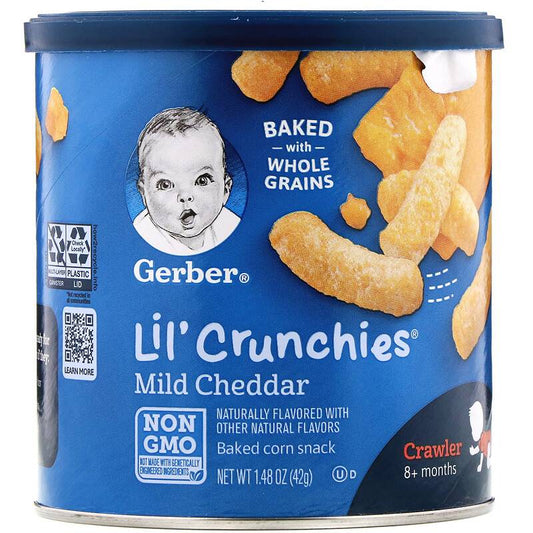 Gerber-Lil' Crunchies-Mild Cheddar