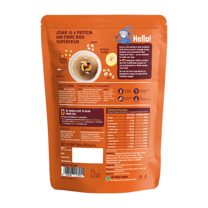 Slurrp Farm-Classic Millet Pancake Mix 150G