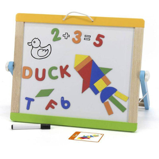 Magnetic Dry Erase And Chalk Board With Accessories - Viga